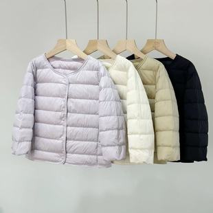 秋冬新款儿童轻薄羽绒服内胆内穿男童女童校服学生羽绒内胆亲子装