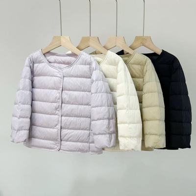 秋冬新款儿童轻薄羽绒服内胆内穿男童女童校服学生羽绒内胆亲子装