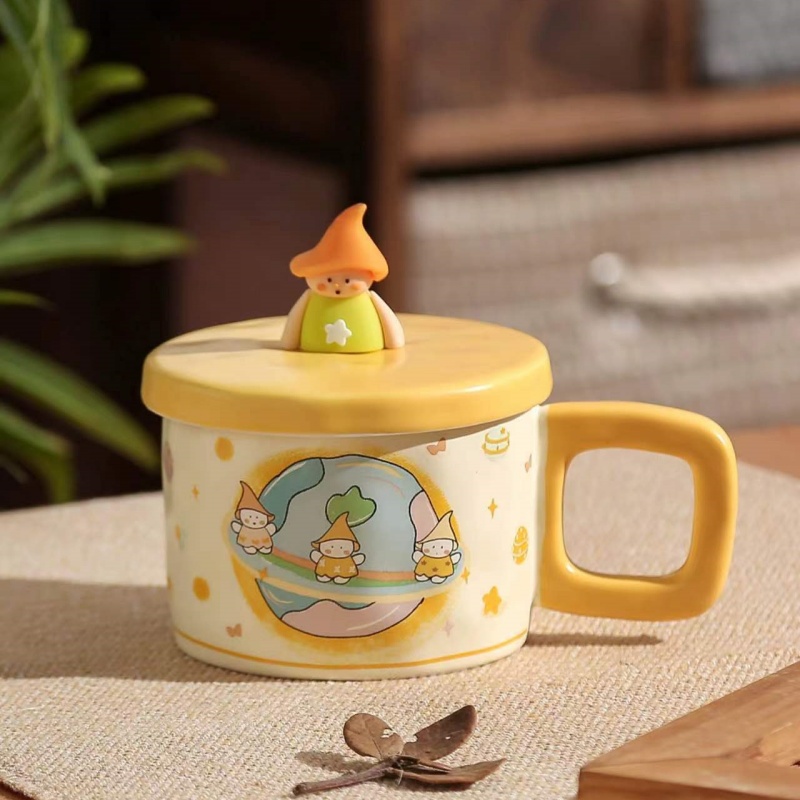 高颜值星星陶瓷马克杯咖啡杯