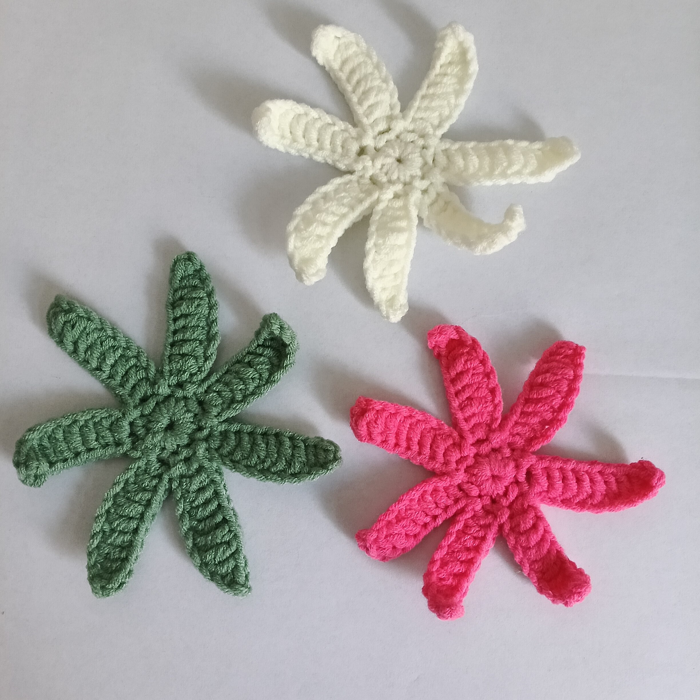 成品手钩毛线大花朵菊花太阳花