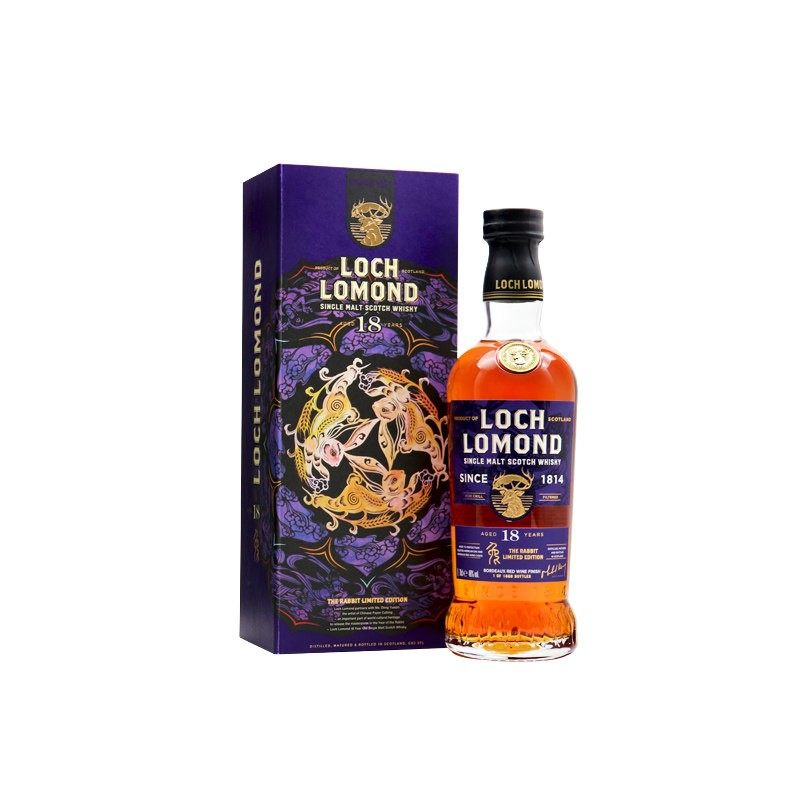 罗曼湖18年兔年限定限量版单一麦芽威士忌英国进口洋酒烈酒正品,酒类,威士忌/Whiskey,淘宝优惠券,粉丝福利购,淘宝优惠卷