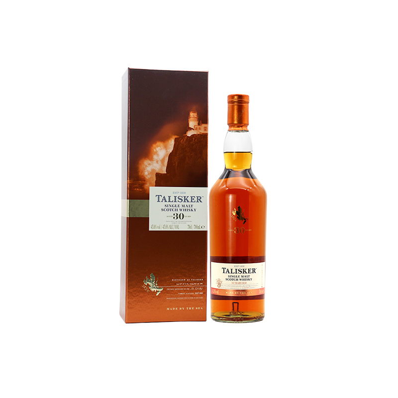 泰斯卡30年700ml单一麦芽苏格兰威士忌英国进口洋酒烈酒正品行货