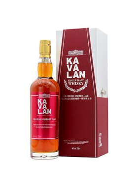 金车噶玛兰OLOROSO雪莉桶单一麦芽威士忌700ml中国台湾蒸馏酒