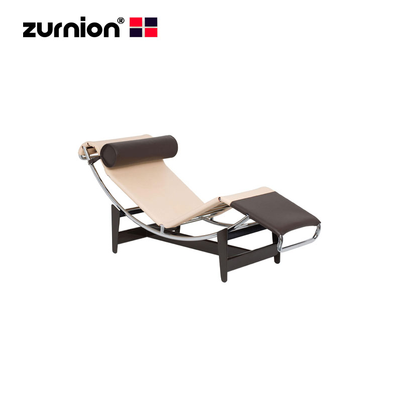 zurnion创意设计师家具LC4 chaise lounge柯布西耶奶牛皮休闲躺椅