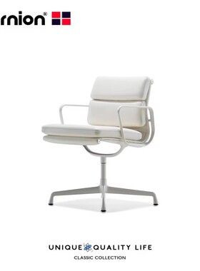 办公设计师家具eames side chair伊姆斯软包会议洽谈椅精品现代
