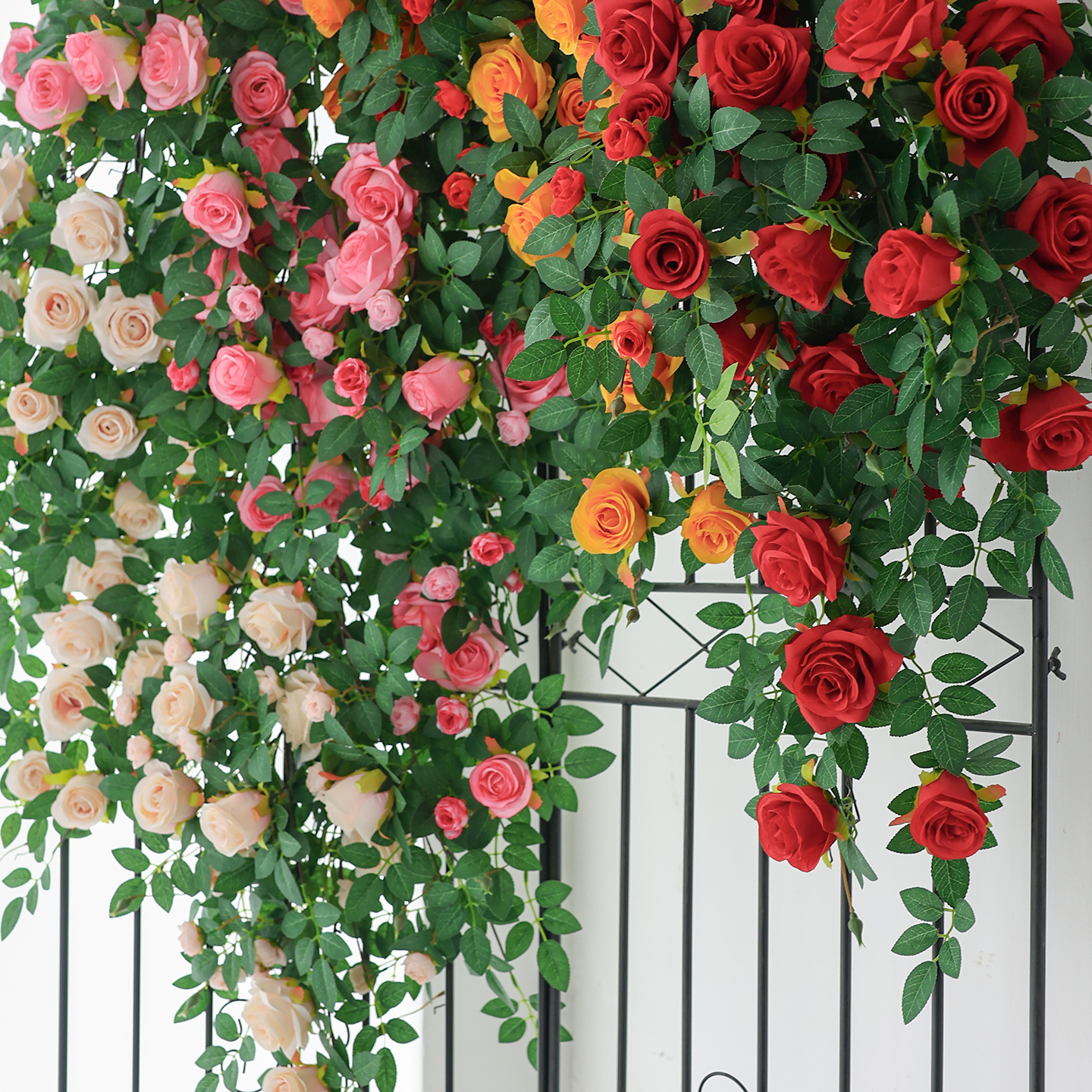 花千韵仿真如意玫瑰壁挂装饰好物