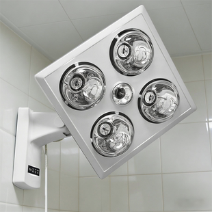 浴霸壁挂式 家用卫生间浴室防水防爆 免打孔灯暖挂墙灯泡取暖器老式