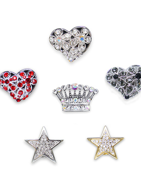 Popits人字拖专用配饰五角星系列