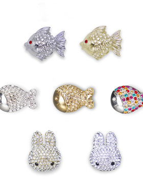 Popits人字拖专用饰品小鱼系列