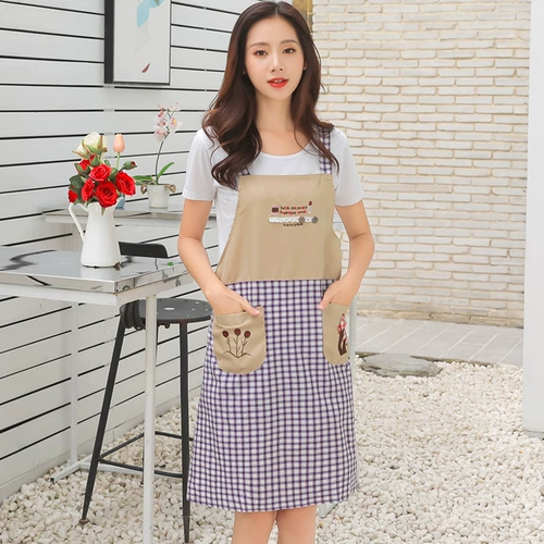 Фартук, японский нагрудник, из хлопка и льна, делается под заказ, с печатью вашего логотипа