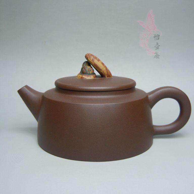 宜兴紫砂紫砂壶紫砂茶壶原矿紫泥【诵秋】全手工