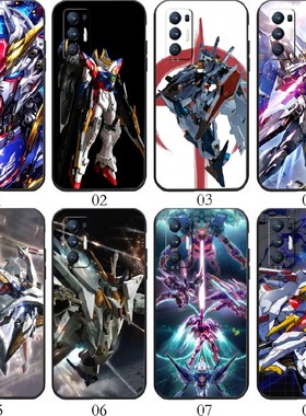 GUNDAM高达 适用 realme GT/闪速版/Neo/大师探索版/2T/一加 9/Pro/9R/RT/8T/Ace 2V/魅族18/Neo5 SE手机壳