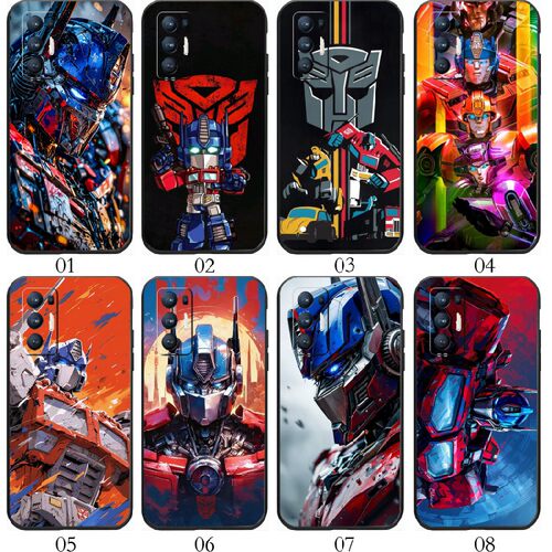 变形金刚漫画 适用 realme GT/闪速版/Neo/大师探索版/2T/一加 9/Pro/9R/RT/8T/Ace 2V/魅族18/Neo5 S手机壳