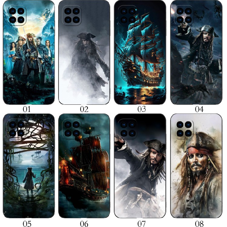 加勒比海盗 适用 一加 10 Pro/5T/荣耀 Play5/Ace竞速版/X30i/畅玩20/30/畅享50Z/麦芒A20/10SE/realm手机壳
