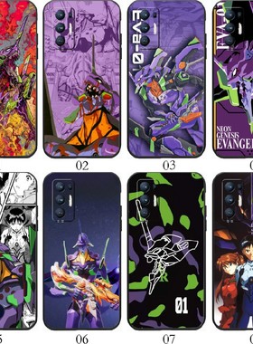 eva初号机 适用 OPPO Reno4 Pro/6+/K/5 Z/A52/A32/A93/A55/A95/A93s/A11s/A56/A55s/K9/K7x/Find X3手机壳