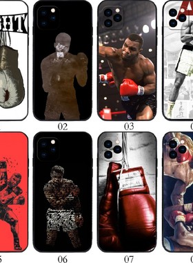 泰森 拳击 阿里 适用 小米 10T Pro/Civi 1S/2/MIX 4/三星 S30/S21/A72/A52/A32/Note20/A71/A51/S20手机壳