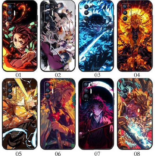 鬼灭之刃 适用 红米 Note 9 4G/K50 至尊/10 pro/Note 11 SE/K60/realme V5/x7/V15/Q2/Q3/手机壳