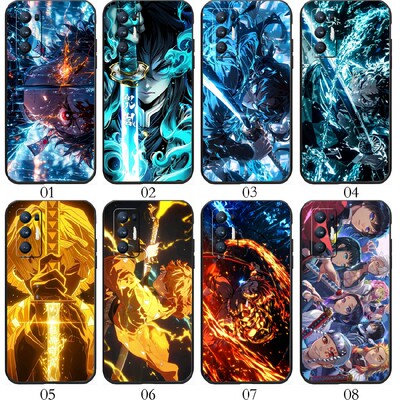 鬼灭之刃动漫 适用 OPPO Reno4 Pro/6+/K/5 Z/A52/A32/A93/A55/A95/A93s/A11s/A56/A55s/K9/K7x/Find手机壳