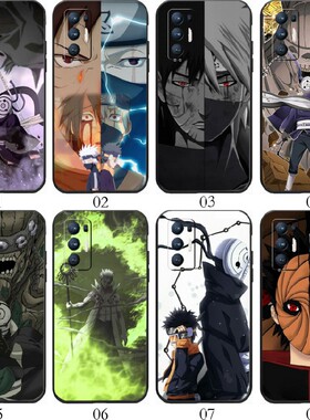 火影宇智波带土 适用 OPPO Reno4 Pro/6+/K/5 Z/A52/A32/A93/A55/A95/A93s/A11s/A56/A55s/K9/K7x/Fin手机壳