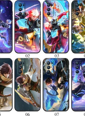 王者荣耀澜 适用 OPPO Reno4 Pro/6+/K/5 Z/A52/A32/A93/A55/A95/A93s/A11s/A56/A55s/K9/K7x/Find X3手机壳