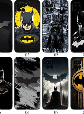 蝙蝠侠标志 适用 OPPO A92/A53 5G/Reno4 SE/A72/A15/A35/realme/V13/V3/V11/V11S/Q3/Q3i/iPhone/viv手机壳