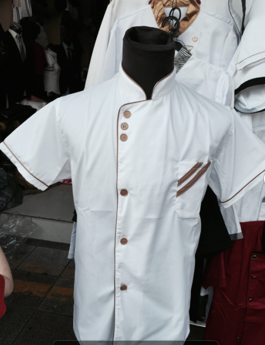 Uniforme de cuisinier en polyester - Ref 1909567 Image 3