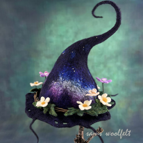 羊毛毡湿毡材料包教程星空创意