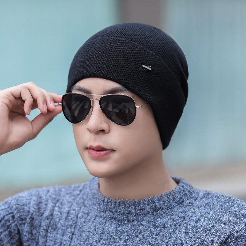 男士秋冬保暖不加绒骑车包头帽