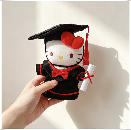 10cm娃衣毕业服15cm玩偶公仔学士硕士博士服着替棉花娃娃衣