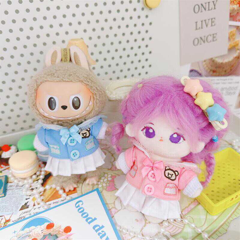 月亮公仔可爱制服裙子10cm15厘米
