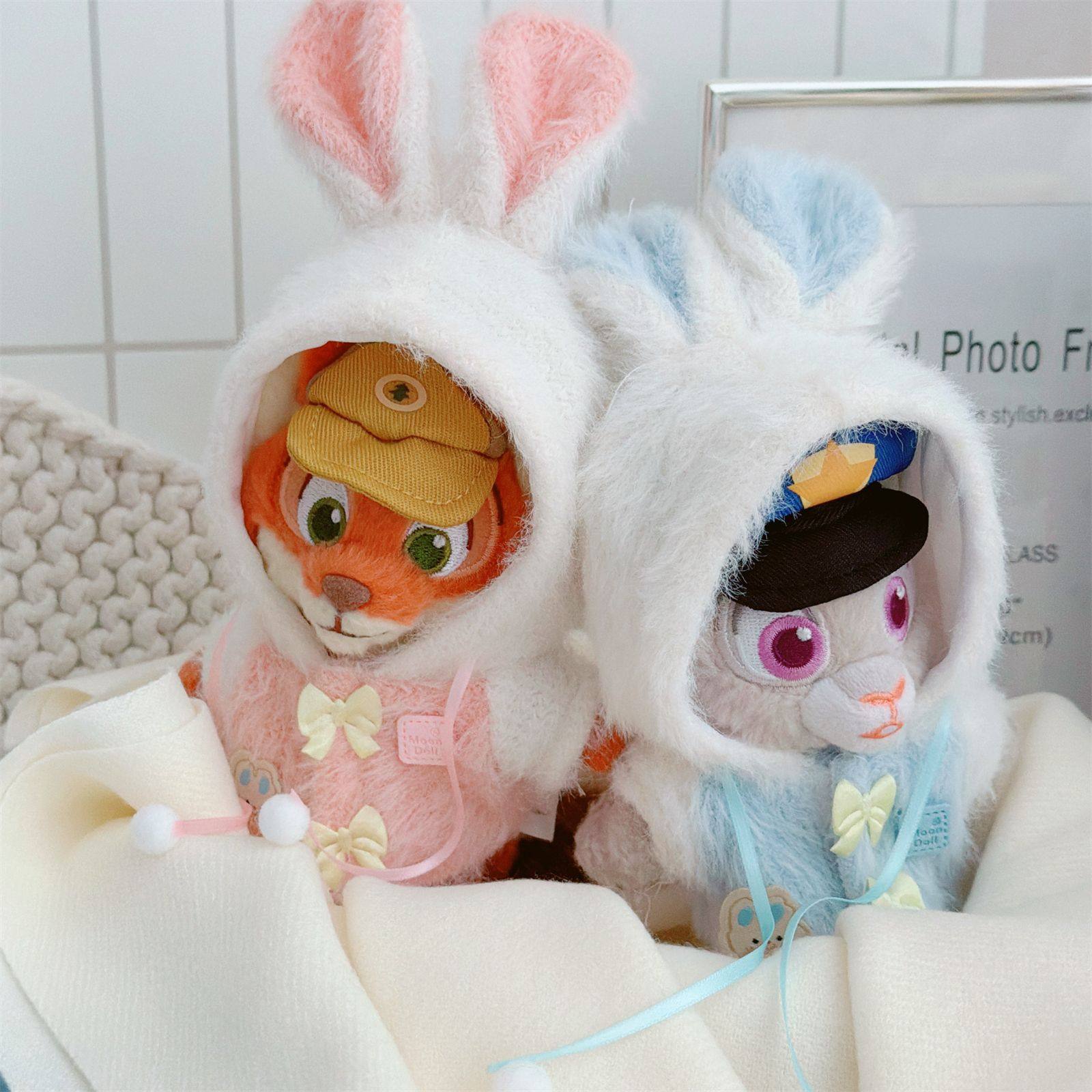 【仅售衣服】尼克小狐狸挂件娃衣服朱迪钥匙扣尼克娃衣外套兔