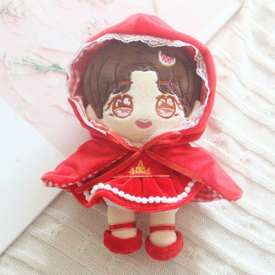 红色披风套装爱豆娃衣现货现货