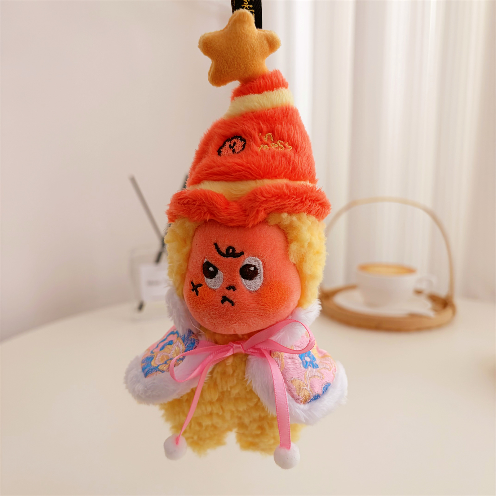 123星星人毛绒挂件玩偶娃衣我们是星人公仔配饰披肩连体衣可爱