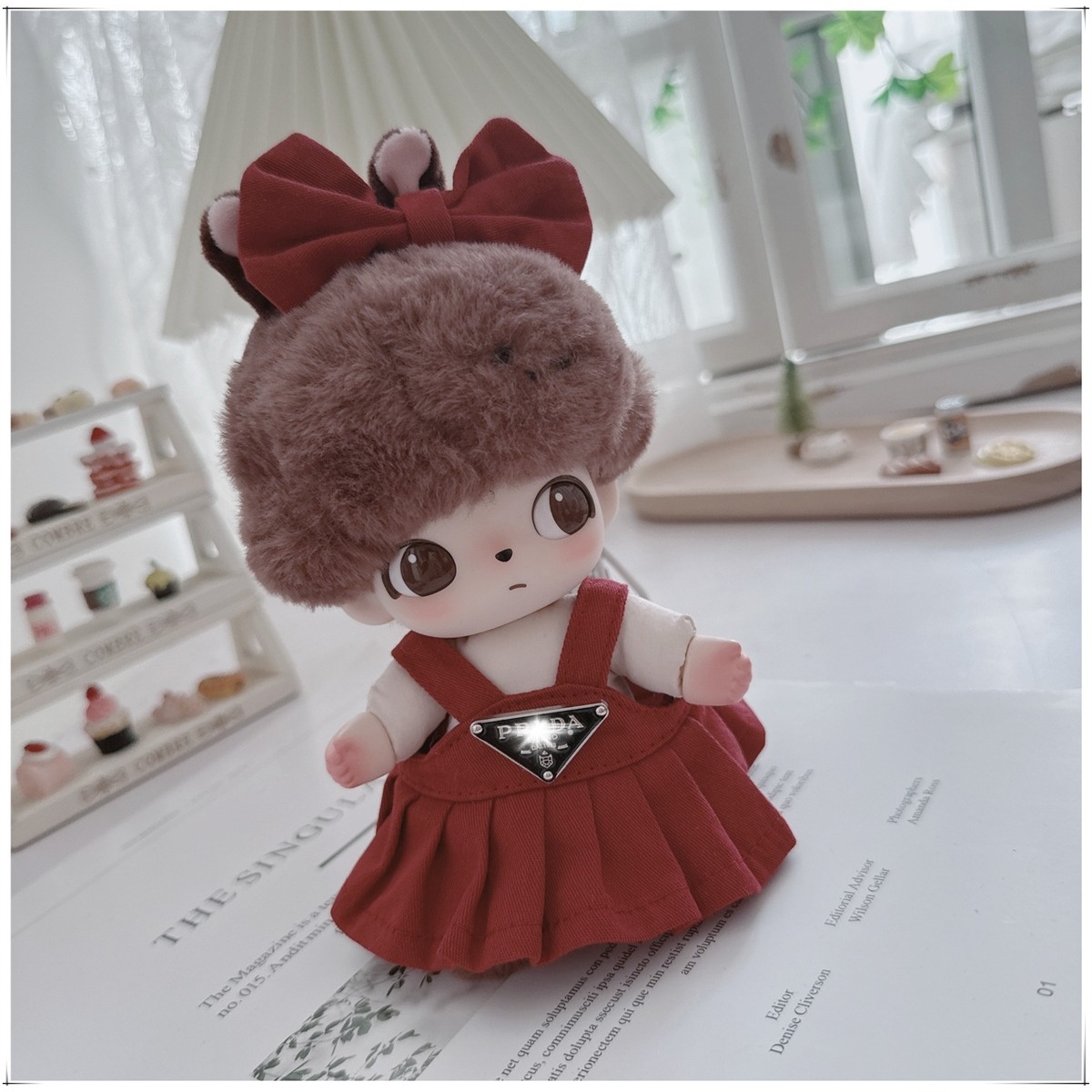 DimooWorld衣服衣服毛绒挂件衣服布鲁托娃衣工装学院套装吊带裙