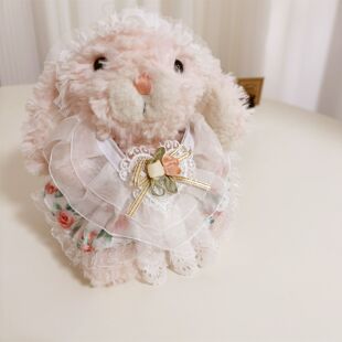 jellycatyummy兔衣服15cm甜美小兔小鼠娃衣裙休闲套装 仅衣服