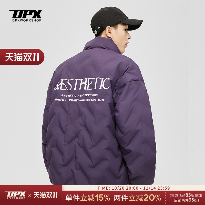DPX潮牌冬季字母印花大码