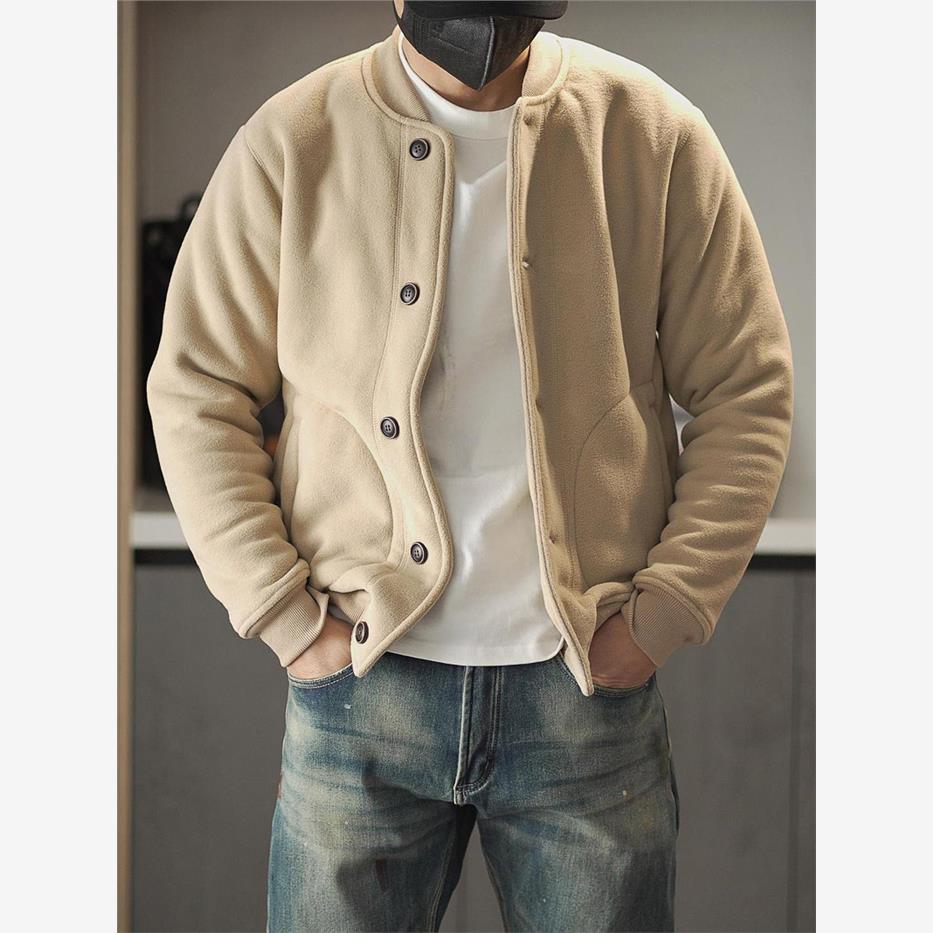 摇粒绒加厚保暖秋冬男士