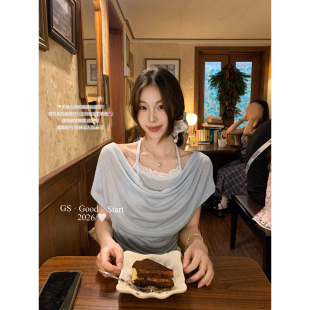 精大热卖 型优秀面料巨软糯·舍不得脱夏温柔气质蕾丝假两件小 ～版