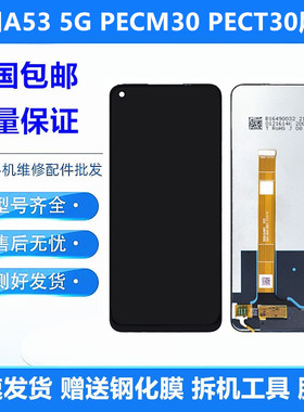 适用于OPPO A53 5G屏幕总成带框PECM30 PECT30触摸液晶显示内外屏