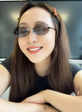 上野眼镜|韩国ACCRUE 无框墨镜 潮流时尚新款舒适百搭热门 SUSAN