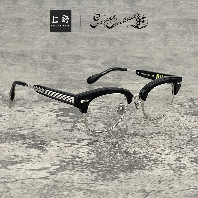 GROOVER男板材+钛眼镜