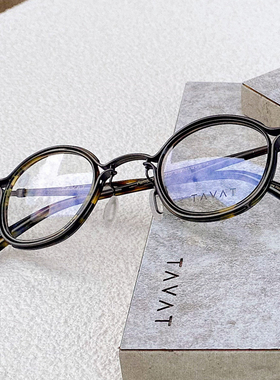 上野 意大利TAVAT新品PANTOS R 2.0 SC119 冰与火限量手工圆镜架