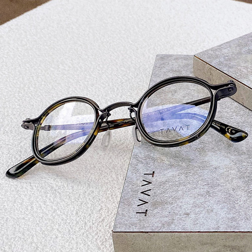 TAVAT新品冰与火限量手工圆镜架