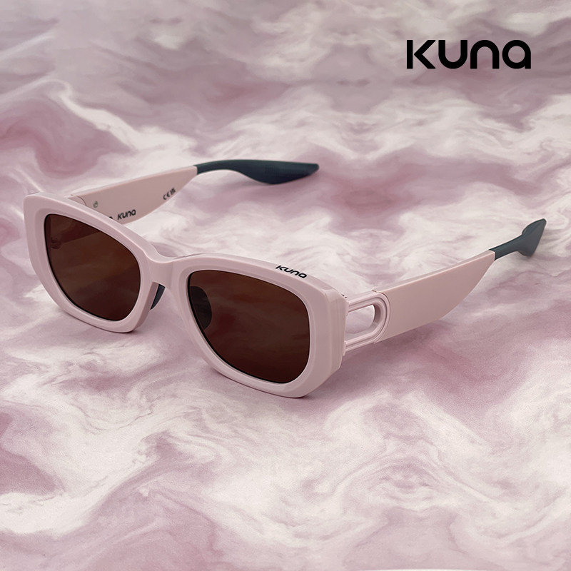 KUNA时尚潮玩季运动街拍板材脏粉色太阳镜硅胶防脱落男女同款U04