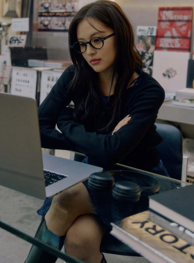 韩国正品ACCRUE 光学近视眼镜架男女同款CARO高度数推荐