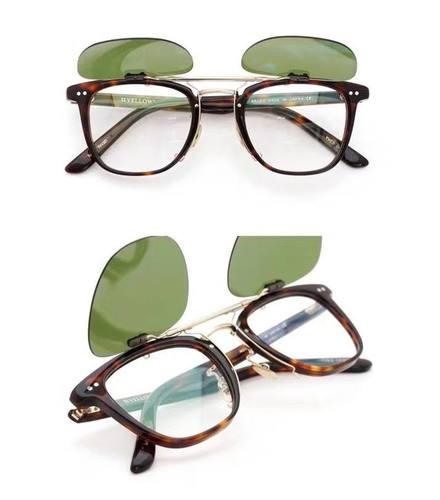 日本CAESAR夹片偏光墨镜金子眼镜