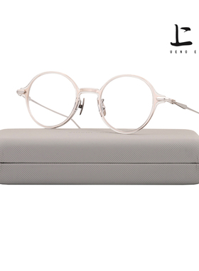 上野正品 USH日本YUICHI TOYAMA 077圆形复古手工纯钛眼镜架EMMA