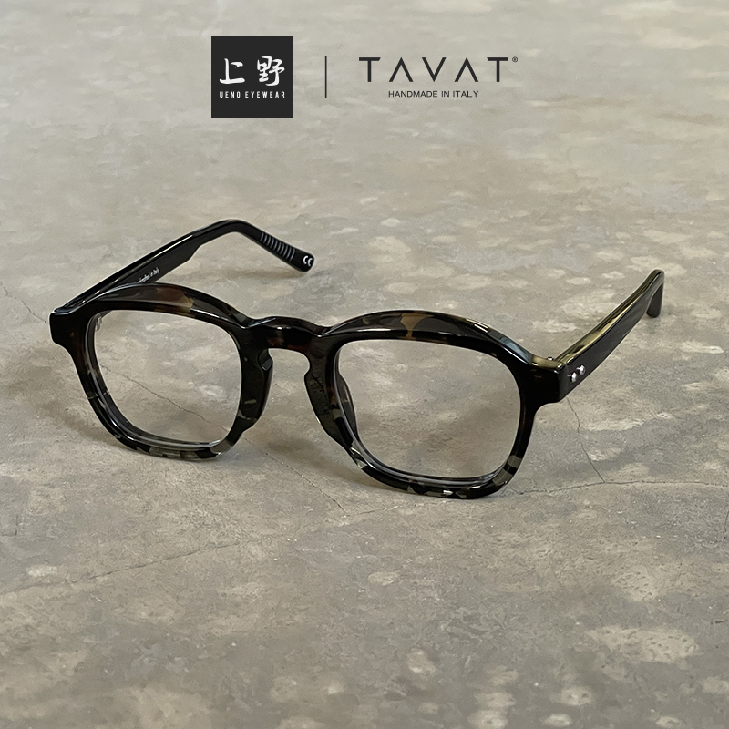 意大利正品TAVAT泰华泰文艺全框板材小众近视眼镜男女同款NN003-封面