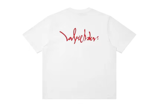 FW22 LATER 幻影logo纯色圆领套头国潮短袖 T恤 LOVE 男女同款