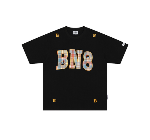 CUWU  美式复古字母印花纯棉宽松设计感潮牌短袖 T恤 男女同款